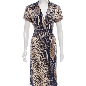 DVF Avara Silk Wrap Dress